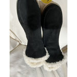 Woman’s Tins Tree Size 7 Faux Black Suede Faux Fur Interior Ankle Boot #675 Photo 1