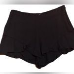 Free People Black Fiona Flutter Short Zip Up Side Size 4 Photo 2