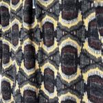 Aryeh Anthropologie Geometric 1/4 Zip Warmer Sweater Dress Tan Gray Black Medium Photo 6