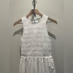 Madewell The Melody Bubble-Hem Smocked Midi Dress In Poplin Size XS Photo 3