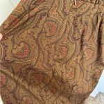 Neiman Marcus NWT  Vintage silk wool paisley floral brown dress size 8 Photo 7