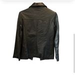 Andrew Marc Women's Black Leather Jacket Size XL Full-Length Sleeves Photo 5