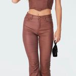 Edikted Brown Corset Top Photo 0