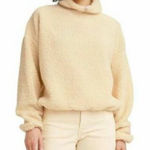 Levi's Levi’s Cream Sherpa Fleece Pullover | Size L | Cozy Teddy Style Sweater Photo 0