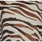 CAbi Ladies Brown Animal Tiger Print V-Neck Cap Sleeve Blouse Top Size S Light Photo 2