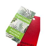 Badgley Mischka NWT  Wrapped Frame Clutch Vegan Faux Leather Grey Photo 6