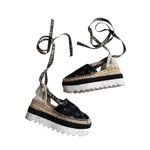 Stella McCartney  x Disney Mickey Mouse Platform Lace Up Espadrilles Sandals Size Photo 12