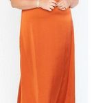 Show Me Your Mumu Rome Twist Gown Maxi Dress Burnt Orange Empire Waist 2X Photo 0