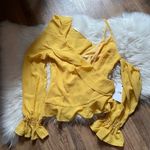 LPA  Asymmetrical Ruffle Wrap Top Photo 2