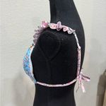 Floral Blue and Pink Women's Top Size M Photo 1