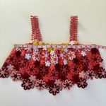 Saylor  Vero Pink Multicolor Floral Embroidered Lace Top and Skirt Set Size Small Photo 6