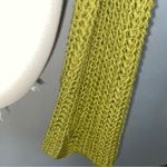 ZARA Green Distressed Knit Oversized Sweater | Size Small Photo 7