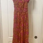 Cleobella Giselle Dress Womens XS Maxi Floral Ruffle Sleeve Boho Pockets Photo 1