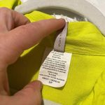 Becca Gauzy Midi Shirtdress in Neon Yellow Small Photo 7