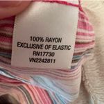 Xhilaration  Striped Ruffle Hem Rayon Mini Dress Boho Festival Summer Chic XL Photo 6