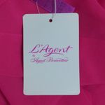 L'Agent by Agent Provocateur Rosana Cover Up Sheer Swim Ties One Size Pink New Photo 9