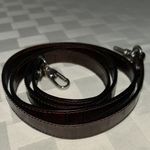 Crocodile Embossed Brown Leather Strap Purse/Bag Photo 2