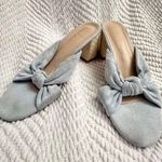 Lulus  Jenissa  Blue Suede Knotted Block Sandals 9 women Photo 0