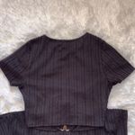 Akira Julia Elegant Black Skirt Set Photo 2