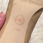 Michael Kors MICHAEL Fulton Leather High Heel Shoes Beige Size 8.5 Photo 10