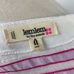 Lemlem NEW  Handmade Striped Short Sleeve Top Small Photo 6