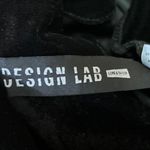 Design Lab Black Velvet Velour High Waist Stretch Ankle Cropped Pants Leggings S Photo 4