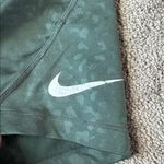 Nike  Pro Dri-Fit Army Green Animal Print Spandex Shorts SIZE S Photo 1