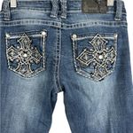 Soundgirl Vintage‎  Women's Distressed Blue Jeans Photo 2
