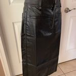 Anthropologie NWOT Pilcro Faux Leather Moto Midi Skirt Photo 9