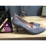 French Connection  kate Women's 7.5 Gray Slip-On Pointed Toe Party Pump Heels Photo 1