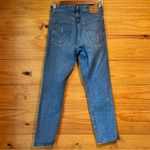 Levi's Wedgie Fit High Rise Distressed Ankle Jeans in Higher Love Medium Wash 26 Photo 2