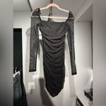 Princess Polly  NWT CHARVI LONG SLEEVE MINI DRESS BLACK Photo 8