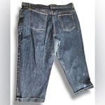 Vintage 90's‎ Jones Sport Womens Blue Stretch Denim Capri sz 16 Minimalist Y2K Photo 2