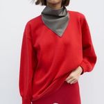 ZARA NWT LIMITLESS CONTOUR COLLECTION 02 BIKE SHORTS Red XS/S Photo 0