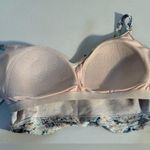 Kona Sol  Bralette Bikini Top Size Medium Snakeskin Print Built-In Bra Draped Photo 2