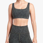 Athleta Exhale Moon Flower Jacquard Bra Size XL Photo 0