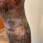 Adventures des Toiles Watercolor Long Sleeve Dress Women’s 36 Appr. Small Medium Red Photo 2