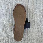 Sanuk  Sandals Black Slides Slip on 2 strap Flats Size 9 Beach Classic Greece Photo 4