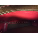 PINK HALEY Deep Mauve Brown Pink Tote Handbag Zip Top Purse Faux Leather Photo 11