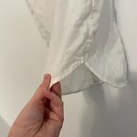 Esprit White Multi Embroidered Beaded Sequin Sleeveless Cotton Boho Tank Blouse Photo 10