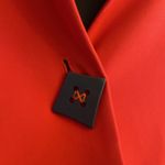 Joseph Ribkoff  Women's Red Ponte Asymmetrical Swing Jacket Blazer Size 6 Photo 4