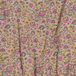 Comptoir Des Cotonniers Shirt Womens Medium 36 Brown Pink Floral Boho Cottage Photo 6
