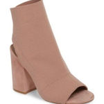 Steve Madden  Booties Womens Size 8 Tan Open Toe Block Heel Ferris Boots Photo 0