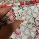 Becca by Rebecca Virtue Floral Crochet Lace Slit Wide Leg Swim Cover Size Small Photo 9