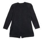 St. John NWT Basics Santana Knit Jacket in Black Long Button Sweater 2 Photo 4
