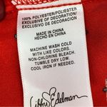 Libby Edelman Bumble Bee Blouse Red Black Medium Long Bell Sleeve Photo 11