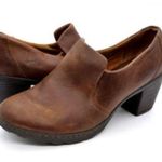 Born Concept boc Carla Brown Oiled Leather Lug Sole Booties boot Shoes 8.5 Photo 0
