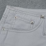 Angels Y2K No Waistband Khaki Denim Size 7 Shorts Tan Photo 2