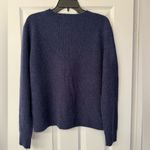 Johnny Was  Calme Cashmere Ribbed Women’s Blue Pullover Sweater Size Small Photo 3