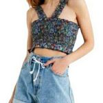 Out From Under Urban Outfitters Smocked Inverted Tube Top Size S Photo 0